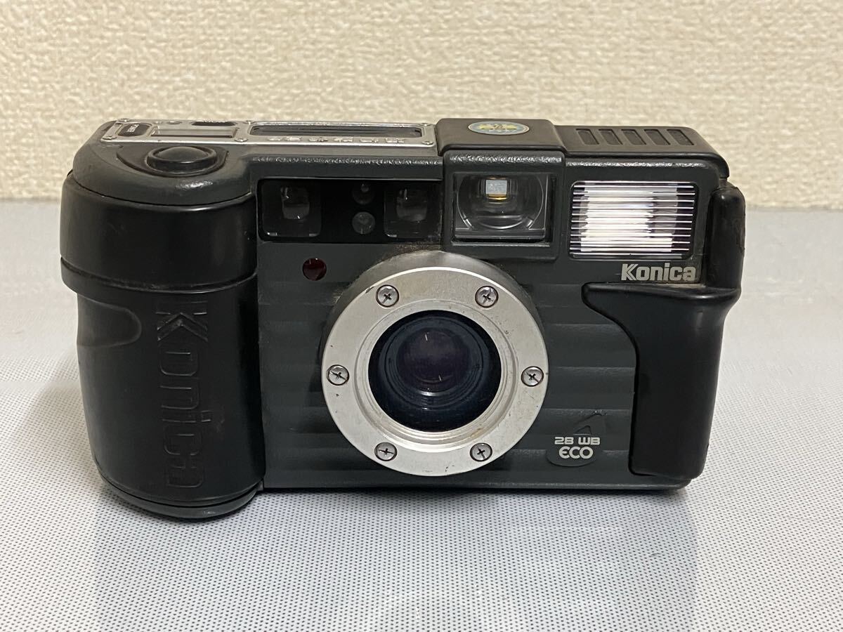 〒34 Konica コンパクトカメラ 現場監督28 コニカ フィルムカメラ