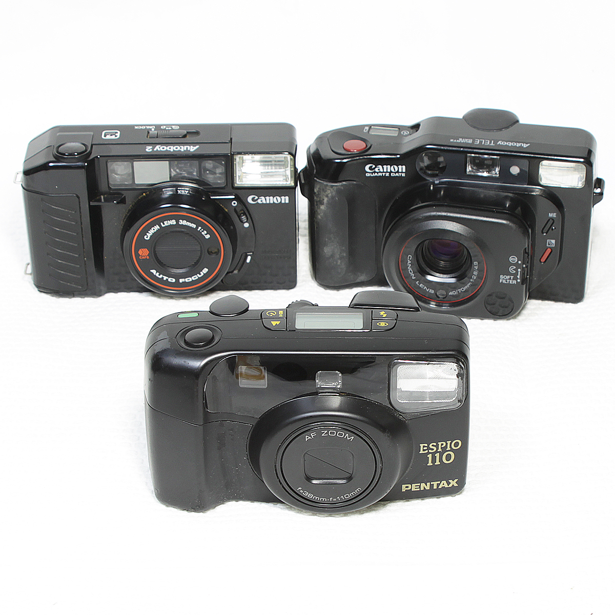 コンパクトカメラ　3台