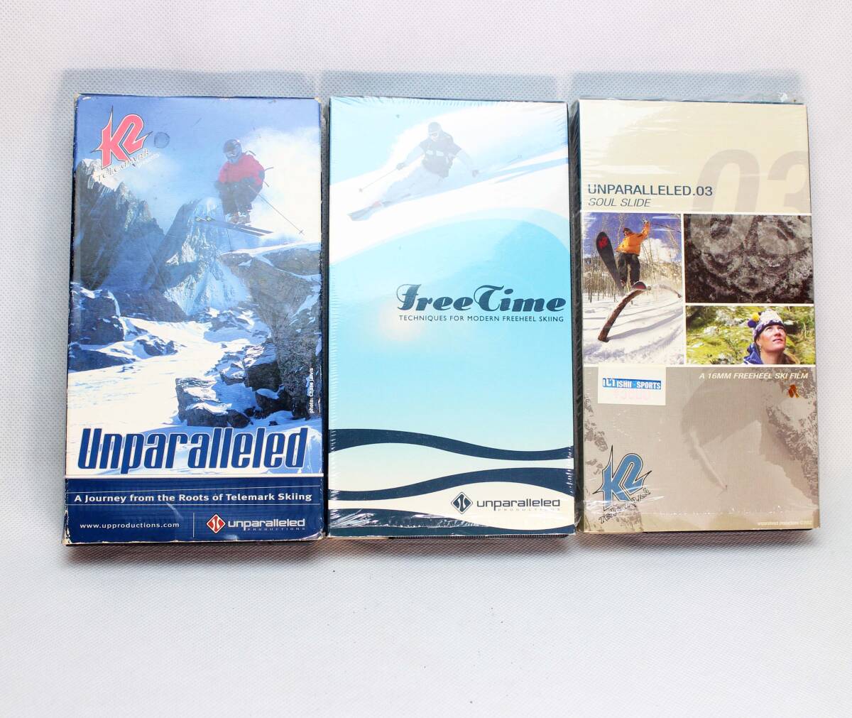 【中古】テレマークビデオ(VHS) Unparalleled [A Journy from Roots of Telemaek Skiing] & [Free Time]&[SoulSlide]