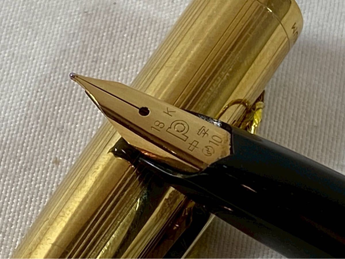 ① PLATINUM プラチナ　万年筆　ペン先　18K 18金　【03177】