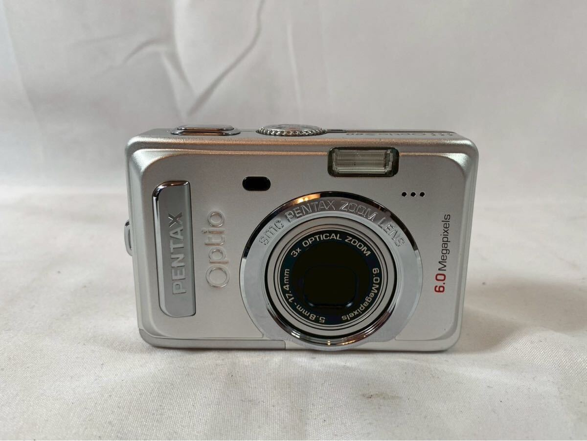 ⑥ PENTAX Optio S60 デジタルカメラ　通電確認済　【03201】