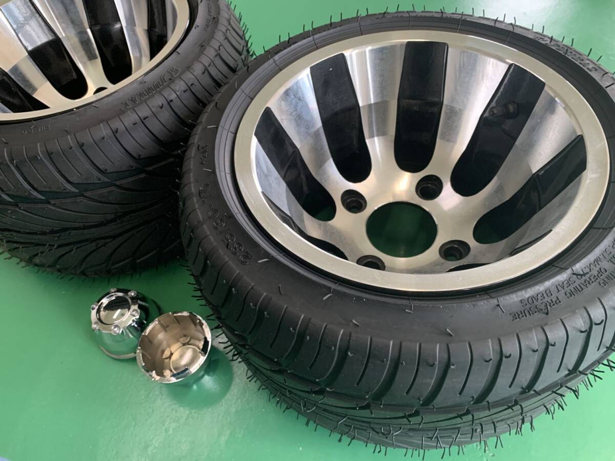 三輪トライク　ATV　バギー用ＰＣＤ110　10インチアルミホイールタイヤ　左右2本セット