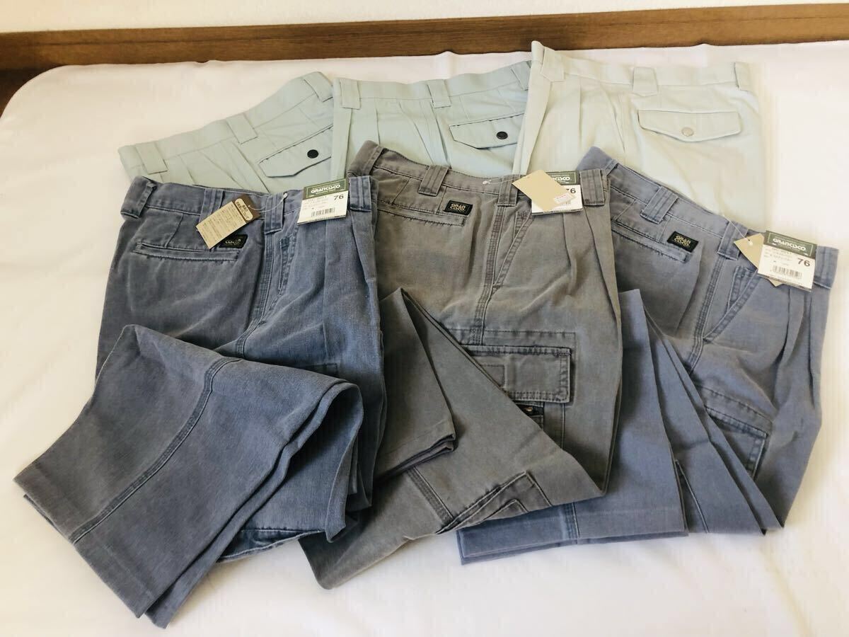 未使用品　作業着　作業ズボン　大工用品　大工　作業用　メンズズボン　 ズボン　夏服　春服　秋服　 チノパン　6本セット　