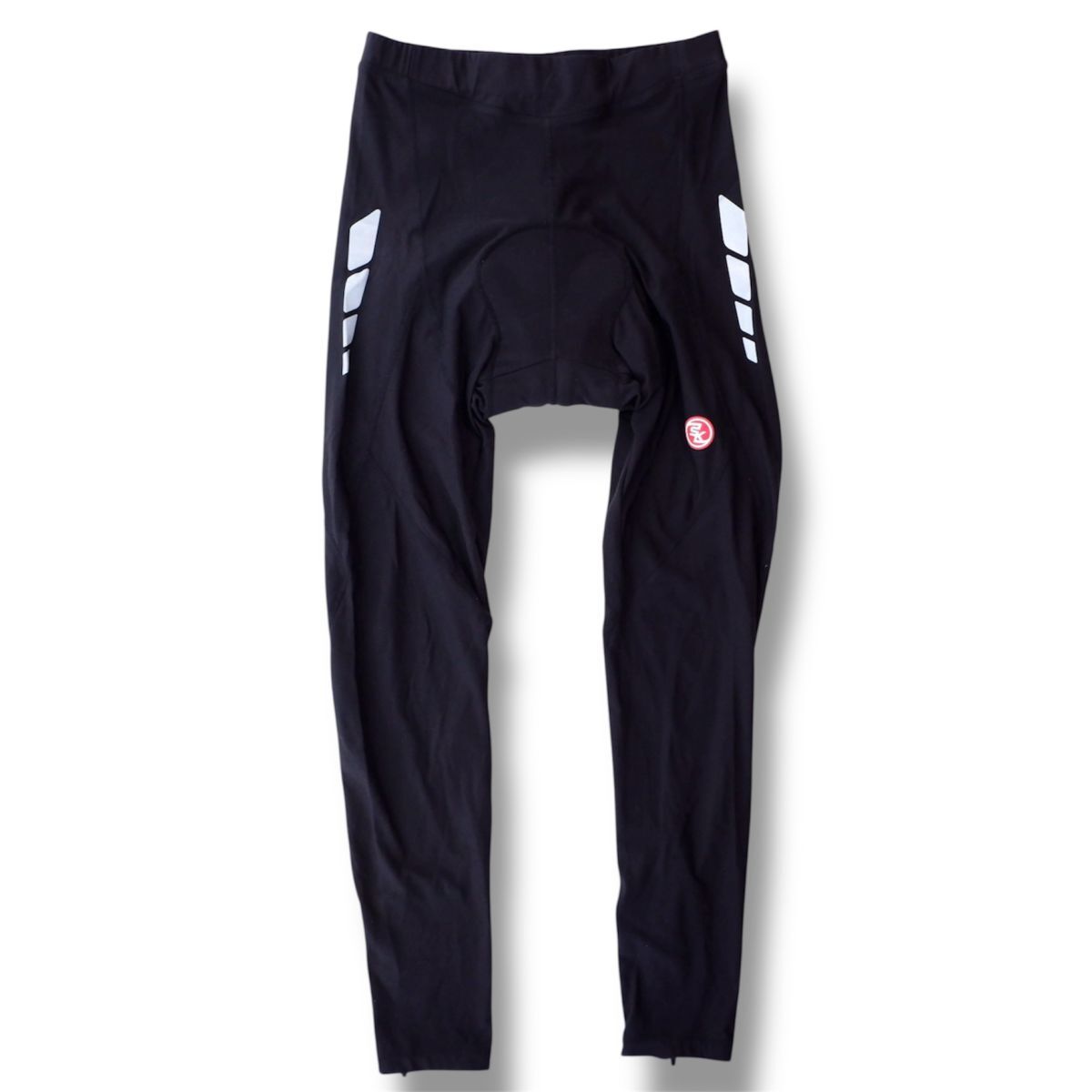 SOUKE SPORT サイクル パンツ ロング 4D パッド付き 痛み軽減 サイクリング タイツ 黒 XXLサイズ 大きめ ビッグサイズ 自転車 ロードバイク
