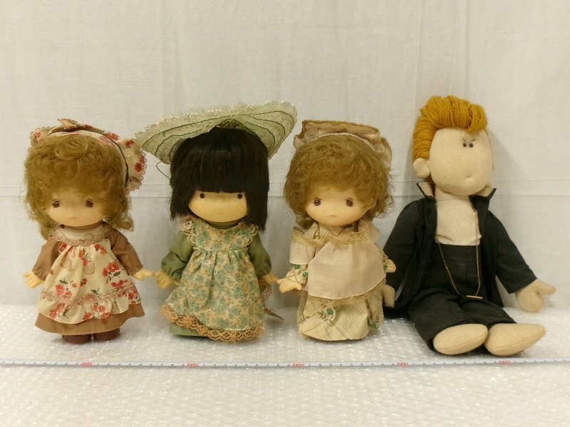 P7956 セキグチ マドモアゼル ジェジェ 等 ソフビ人形 布人形 4点 ドール レトロ