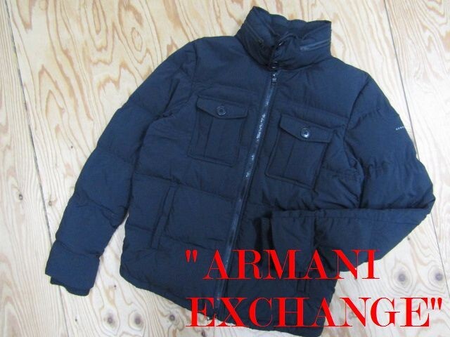 ★アルマーニエクスチェンジ ARMANI★メンズ ワンポイントプリント ダウンジャケット★R80301040B