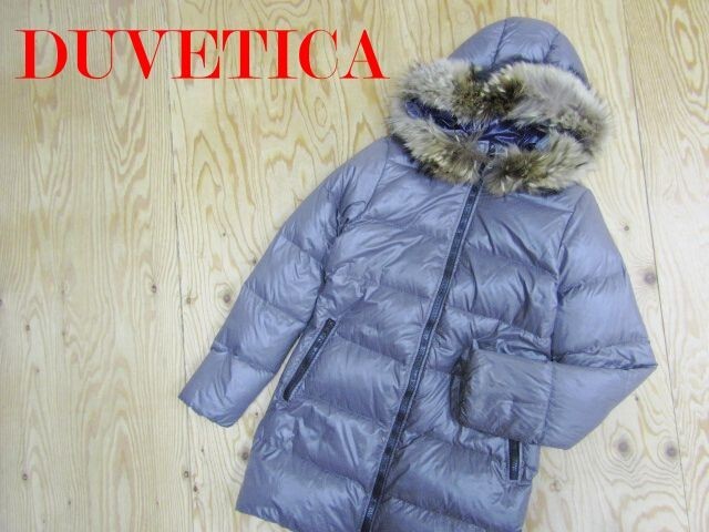 ★DUVETICA デュベティカ★Kappa リアルファーフーディダウンコート レディース サイズ42★R80308017B