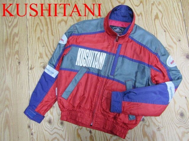 ★クシタニ KUSHITANI★メンズ 切替デザイン ナイロンライディングジャケット★R80322049B