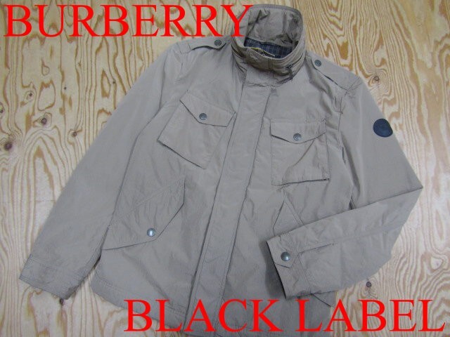 ★バーバリーブラックレーベル Burberry★ M-65モチーフ フィールドジャケット メンズ★R80322027A
