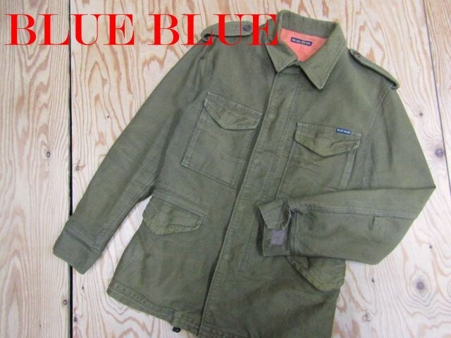 ★ブルーブルー BLUE BLUE★メンズ M-65モチーフ フィールドジャケット ブラウン★R80322039B