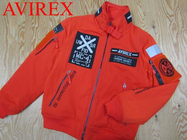 ★AVIREX アヴィレックス★メンズ AMC MA-1 MOD フライトジャケット HALO 6192176★R80322020A
