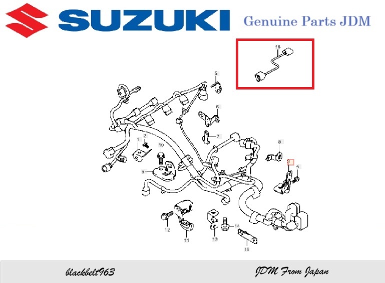 【SUZUKI純正パーツ】キャリィ/エブリィ ワゴン DA64W　クランクワイヤー