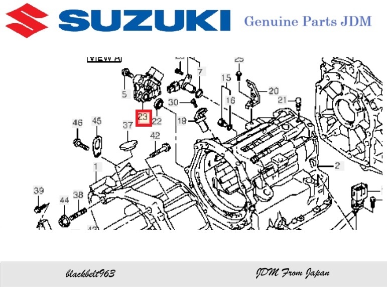 【SUZUKI純正パーツ】キャリィ/エブリィ ワゴン DA64W　シフトスイッチ 4AT:4WD 