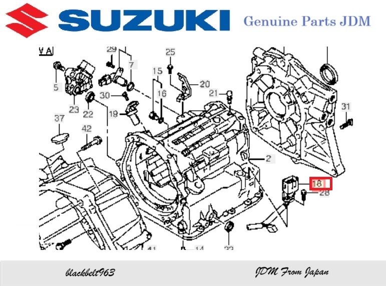 【SUZUKI純正パーツ】キャリィ/エブリィ ワゴン DA64W　ソレノイドワイヤーハーネス 4AT:4WD 