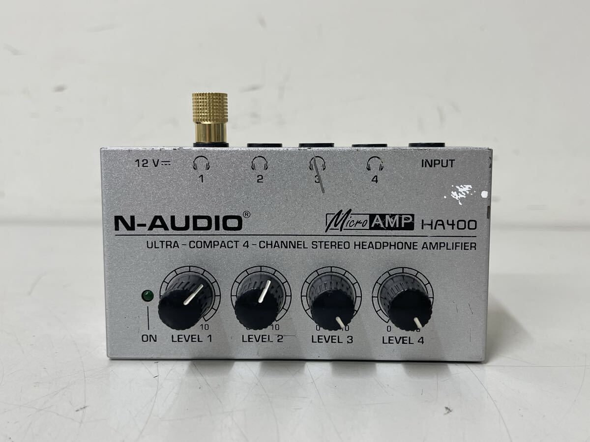 N-AUDIO HA400 4チャンネル ヘッドフォンアンプ