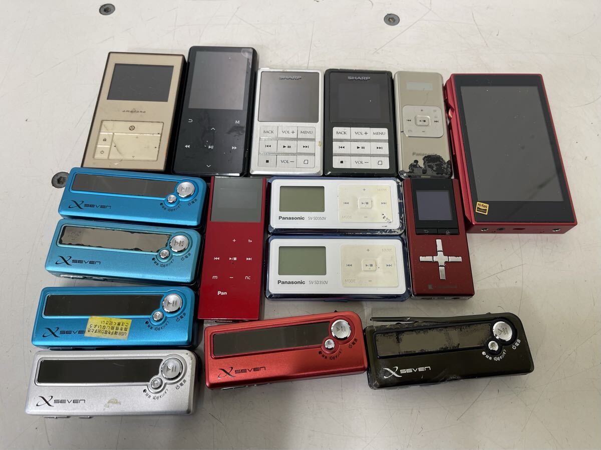 D818 SHARP Panasonic 等MP3プレーヤー まとめ売り 16台