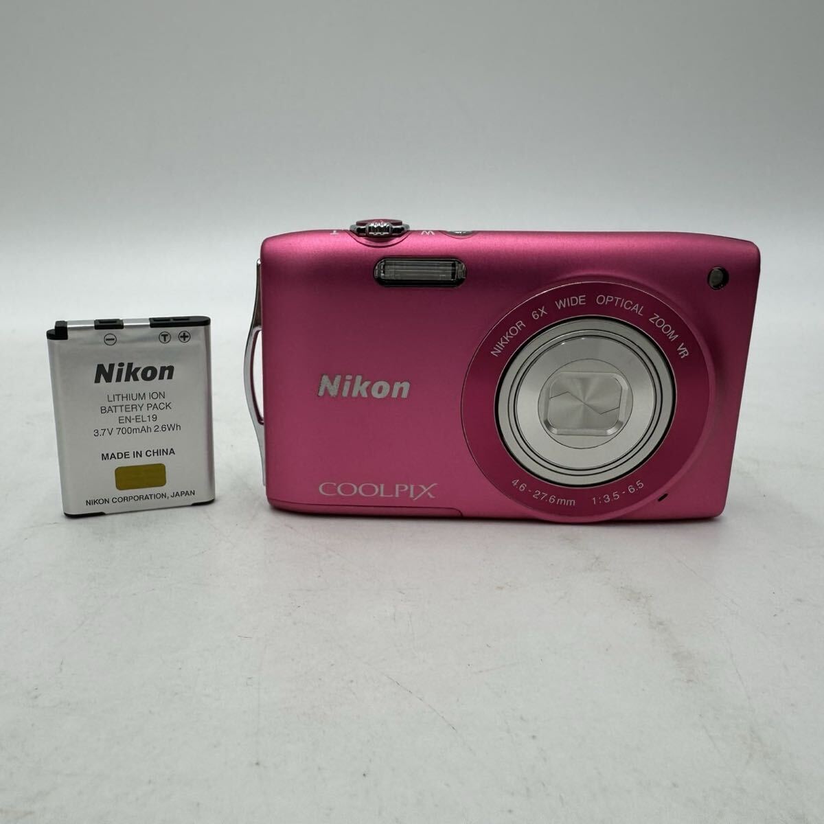 Nikon COOLPIX S3300 ニコン コンパクトデジタルカメラ ピンク コンデジ