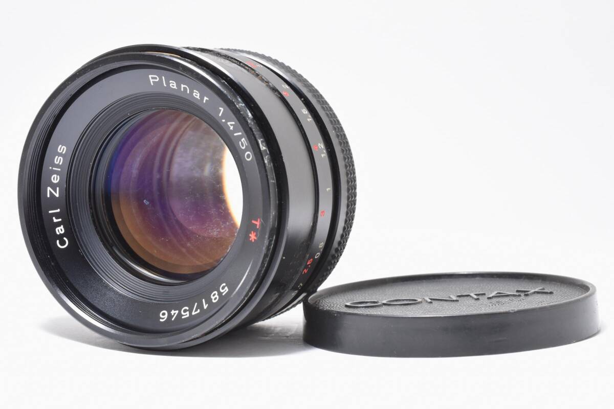 CONTAX Carl zeiss planar T* 50mm f1.4 コンタックス 単焦点 レンズ #4275