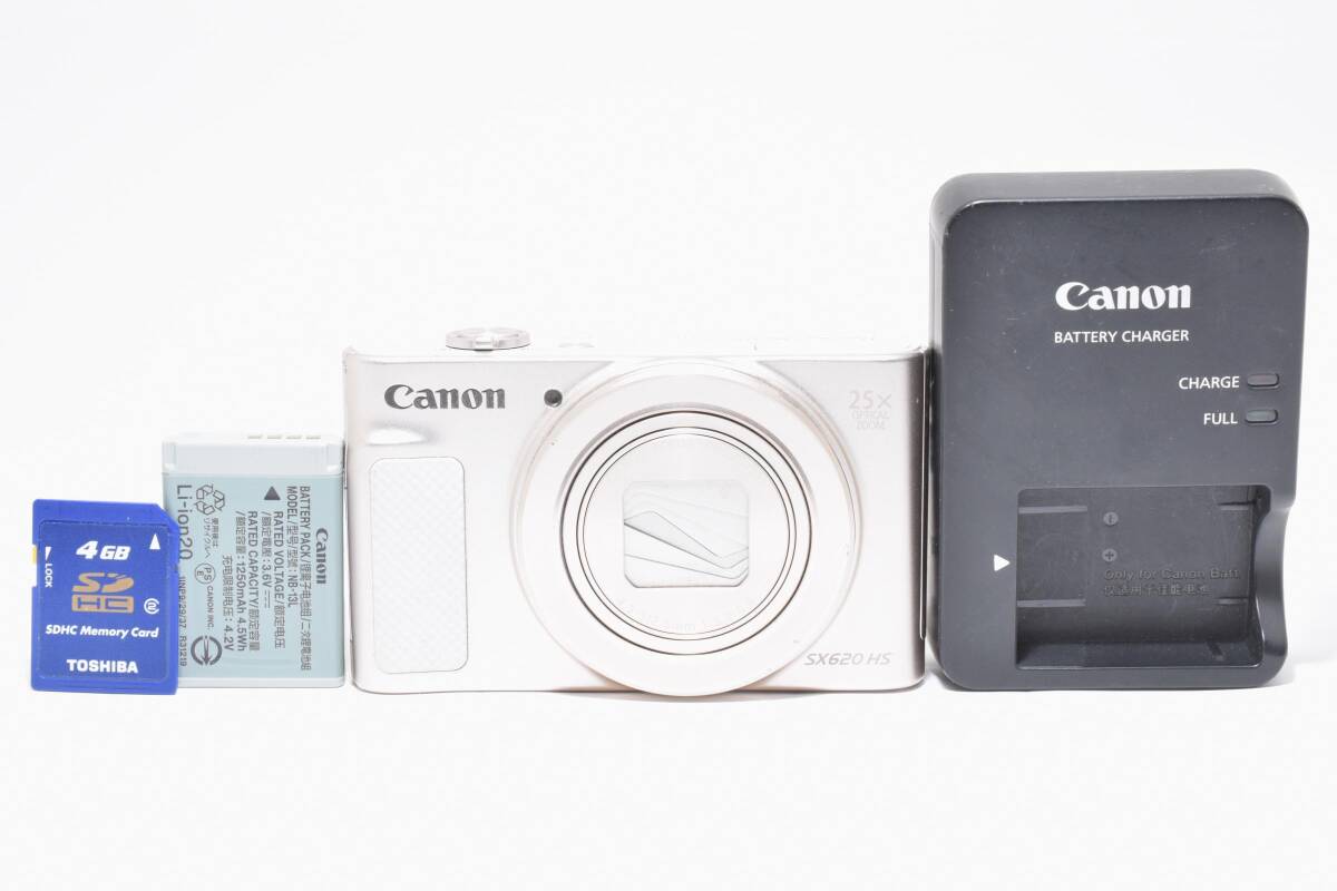 Canon PowerShot SX620HS ホワイト キャノン コンパクトデジタルカメラ #4277