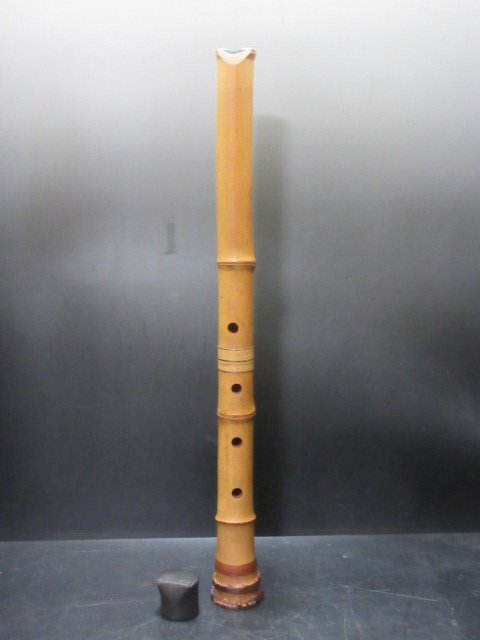 一城　銘　二印　在印　尺八　都山流？　銀歌口　中継ぎ　銀　三線？　和楽器　管楽器