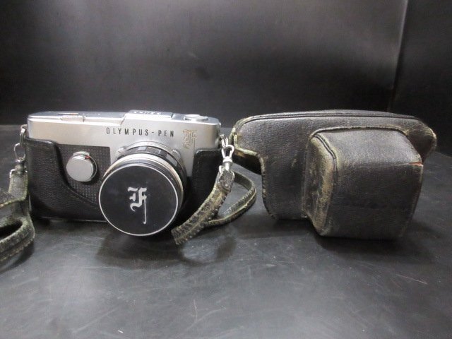 OLYMPUS-PEN F　花文字　ハーフカメラ　ジャンク