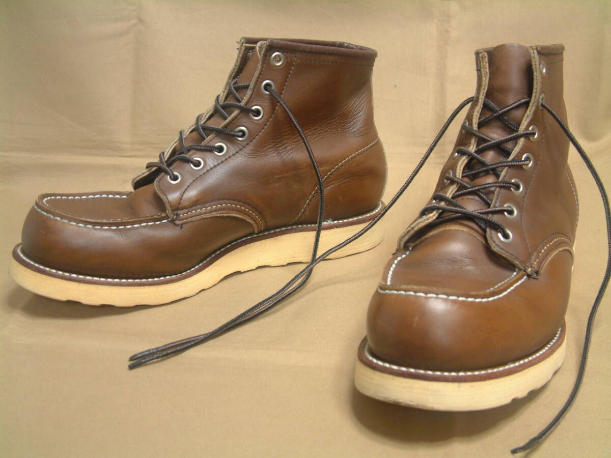 廃盤! 1999年生産 8855 7 1/2E 旧刺繍製羽タグ Red Wing Shoes Made in U.S.A December 1999