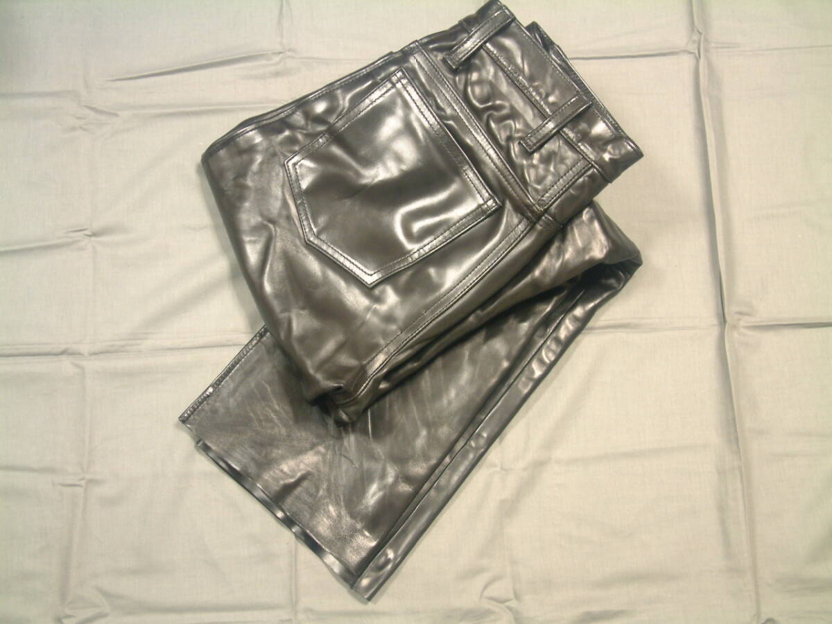 ●Size 29 Buco PRODUCTS RIDERS TROUSERS 黒芯 マスタングハイド 旧マッコイ / 検 ブコ 革パン The REAL McCOY’S 