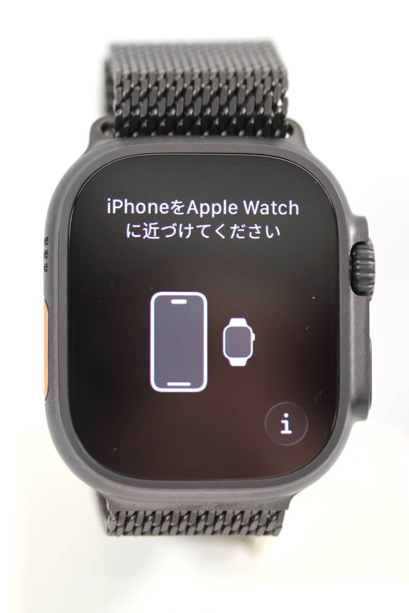 Y7195＃◆美品◆Apple アップルウォッチ Ultra 3 GPS+Cellularモデル 49mm チタニウム MF1T4J/A ブラックチタニウムミラネーゼループ