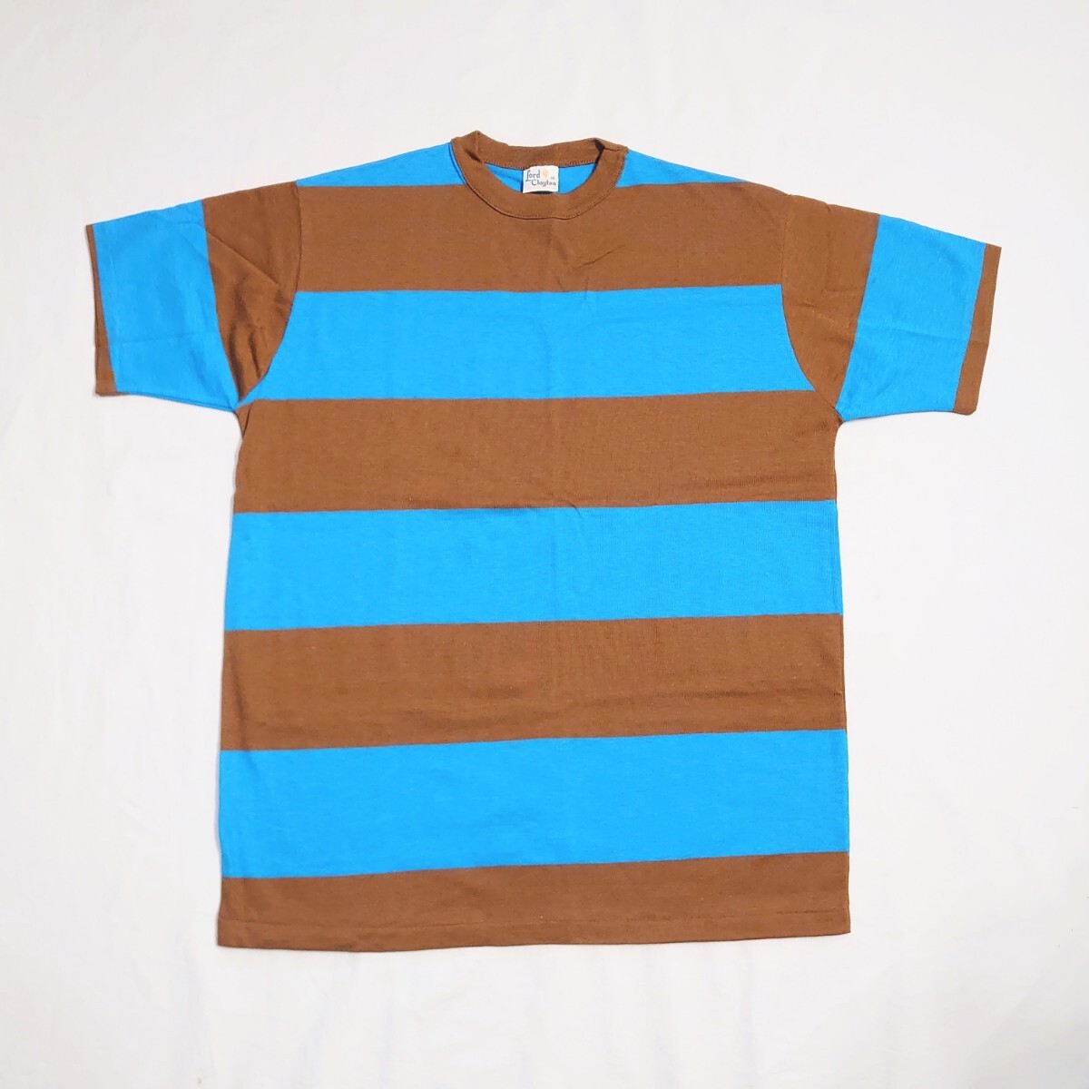 60s デッドストック ワイドボーダー 太ボーダー ワイドボーダーTシャツ 太ボーダーTシャツ ビンテージボーダーTシャツ 50s 70s 