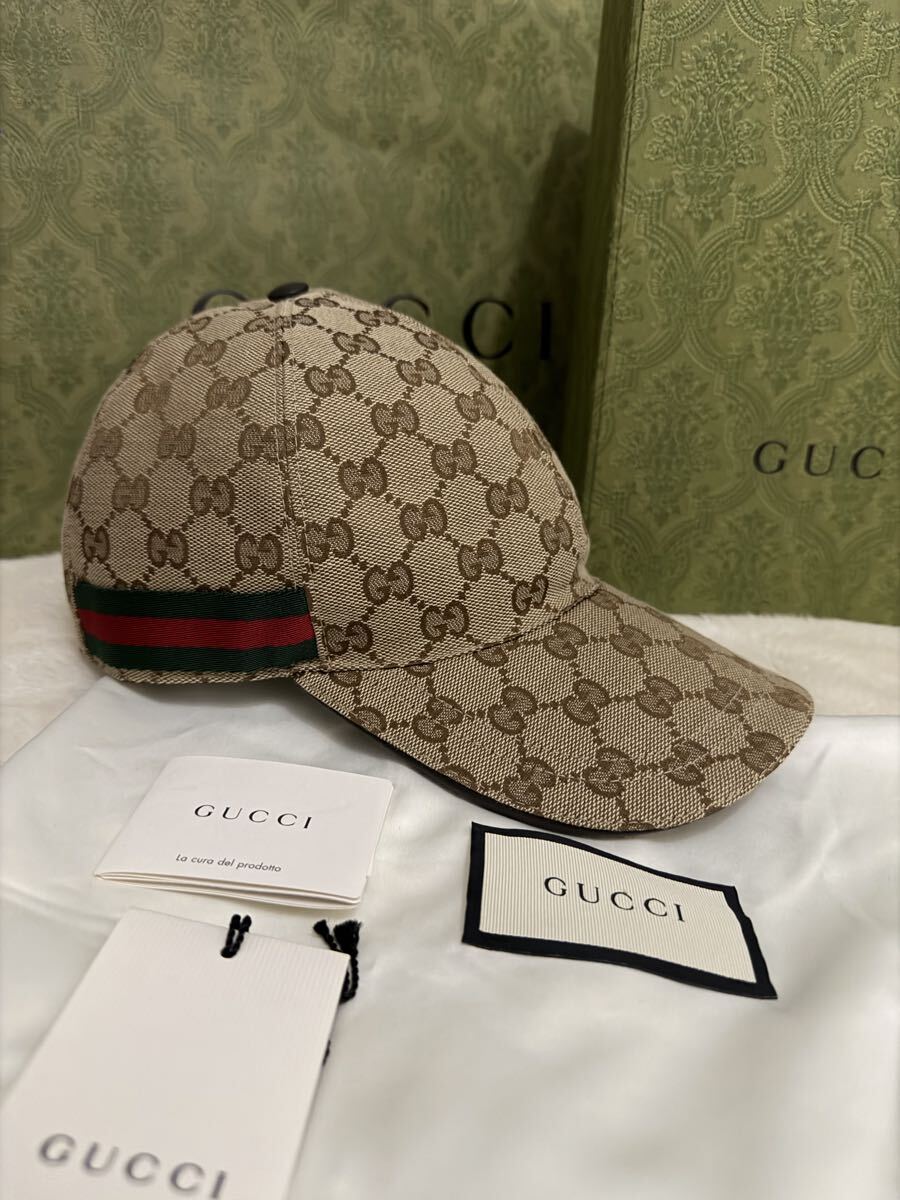 グッチ GUCCI キャップ 帽子 GGキャンバス