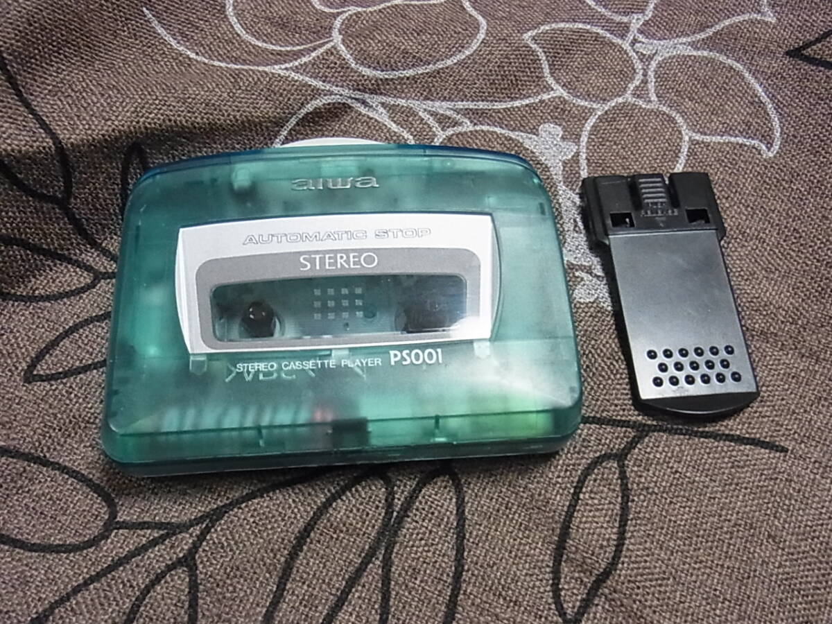 AIWA 　HS-PS001 　カセットプレーヤー 　スケルトン　綺麗で通電OK