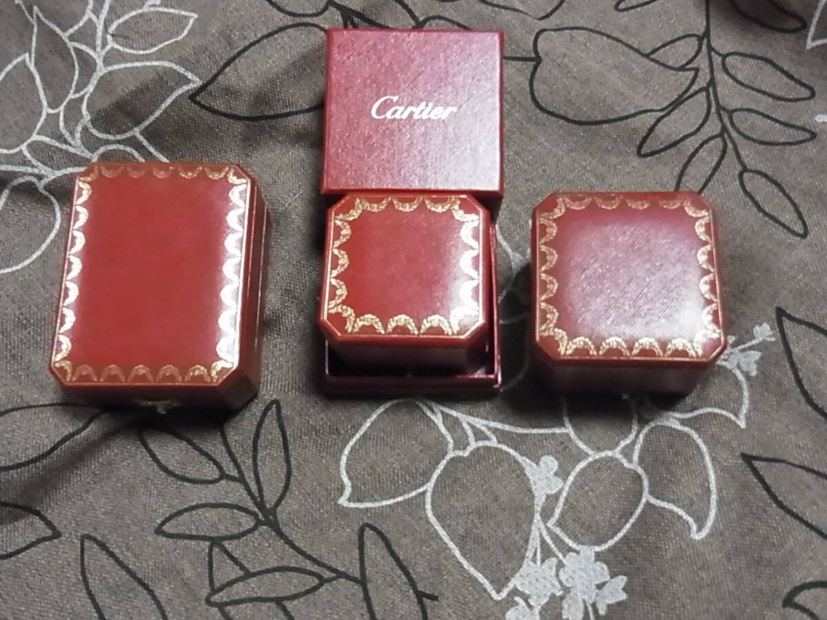 CARTIER カルティエ リング ジュエリー 箱 ケース 3個セット（３種類）