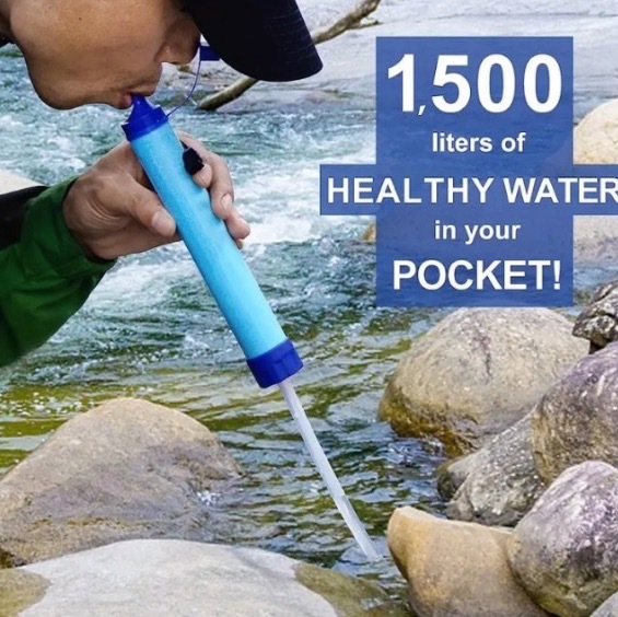 災害に備えに　ウォーターフィルター　水ろ過システム　生存用水浄化器