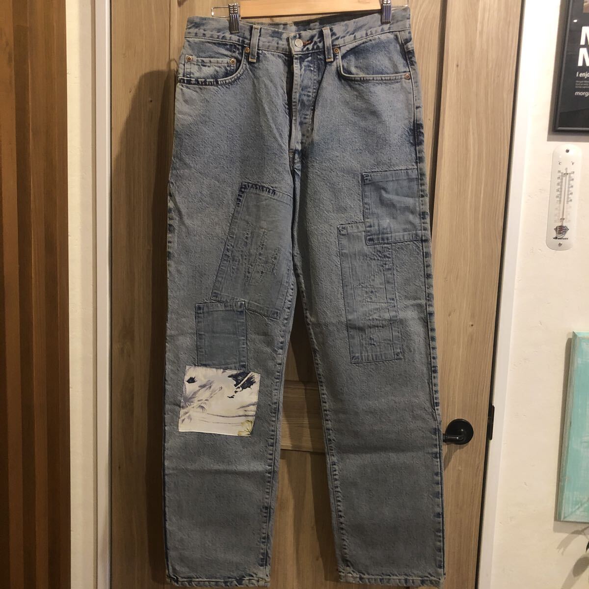LUCKY BRANDラッキーブランド日本未入荷デッドストック ダメージ ライトブルー ジーンズ デニムパンツ絶版品新品未使用品
