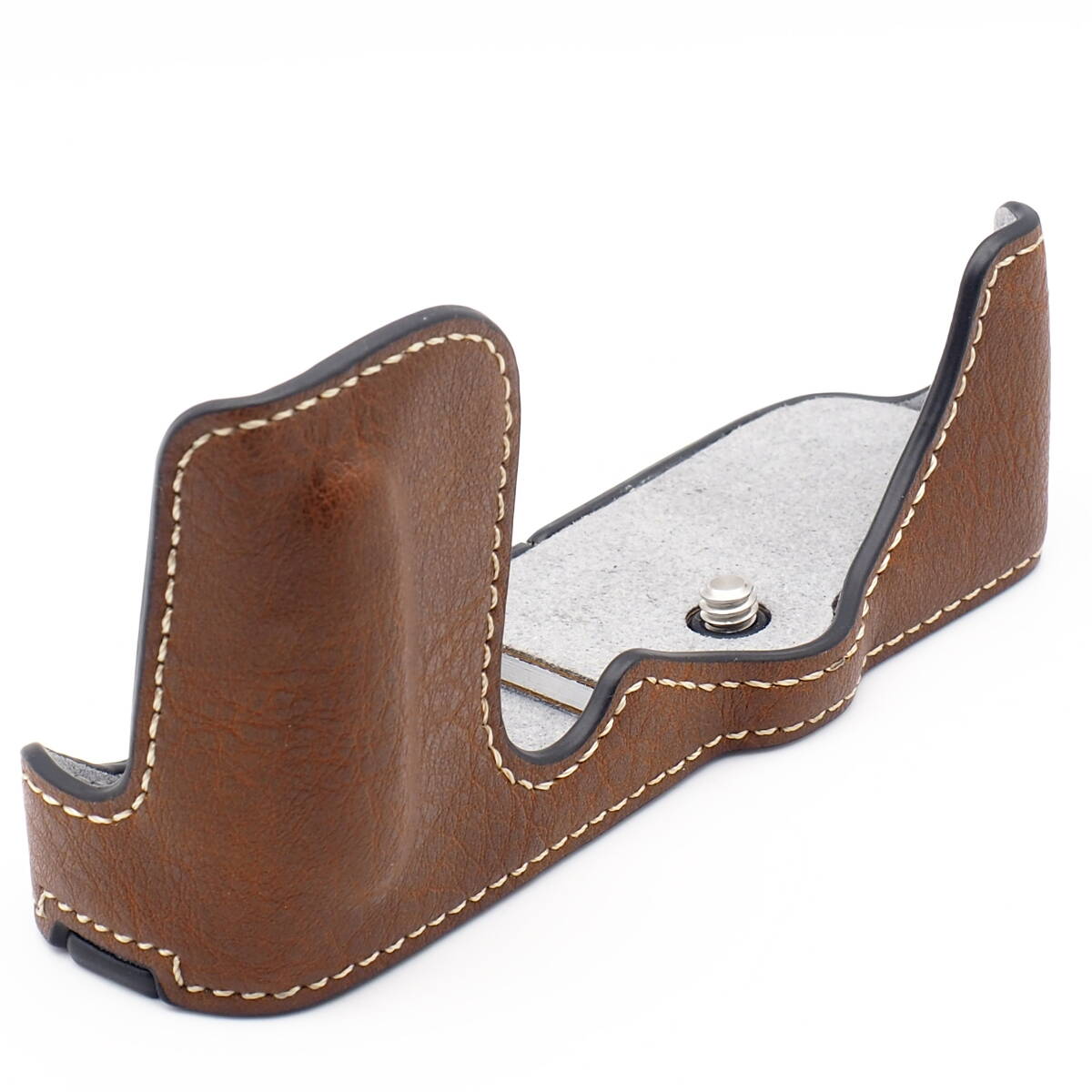 Panasonic LUMIX DC-S9 対応 Body Case Brown ボディケース ハーフケース UPレザー ブラウン 激安ですが良くできています！