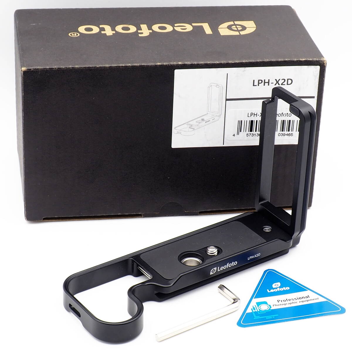 HASSELBLAD X2D 100C 対応 L型プレート Leofoto LPH-X2D サイドプレートの左右移動と分割が可能 アルカスイスQRプレート対応 ブラケット
