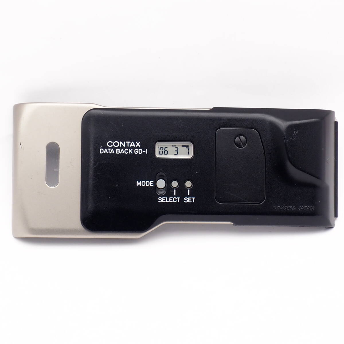 CONTAX DATA BACK GD-1 for G1 by KYOCERA JAPAN コンタックス G1 対応 データバック 35mm フィルム に年月日を記録 LED発光テスト済！