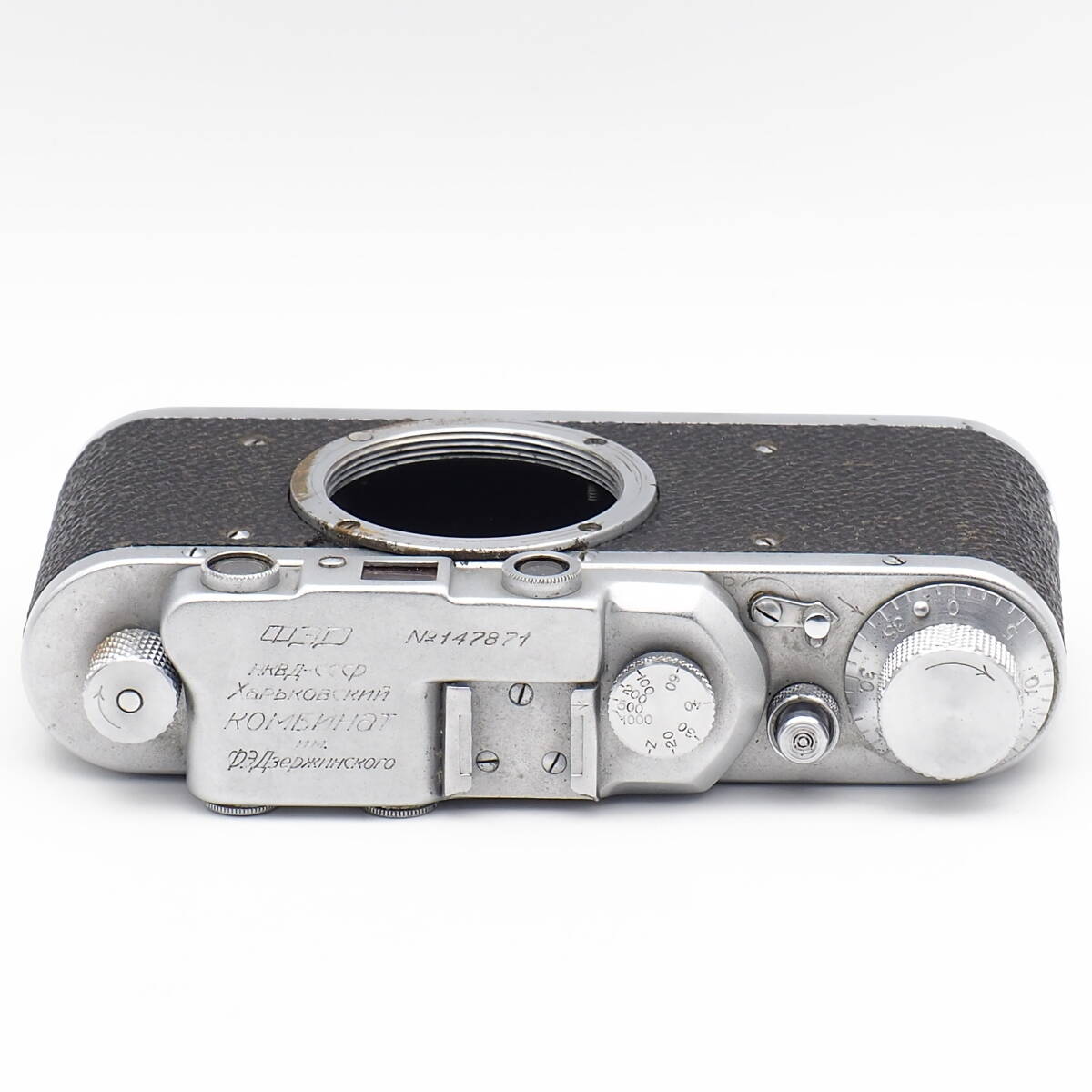 FED S 1/1000 シャッター搭載 Leica Copy L39 Screw Mount Made in U.S.S.R. ライカコピー フェド FED-1 1940年頃 歴史遺産 コレクション