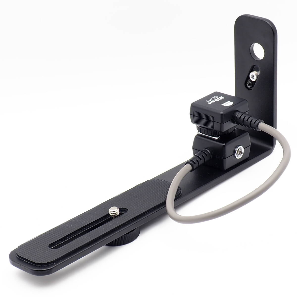 Nikon スピードライト ブラケット タイプ A SPEEDLIGHT BRACKET for PROFESSIONAL SC-17 SB-26 1997年頃 側面ネジ付 良品 F5 F100 [NPS]