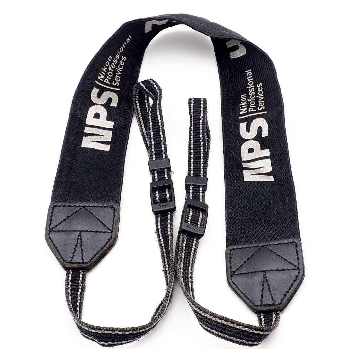 Nikon ニコン NPS Nikon Professional Services ストラップ 中古激安 ロゴ消え・ヨレ・ゴワツキ・歴戦跡多大にある [プロスト]