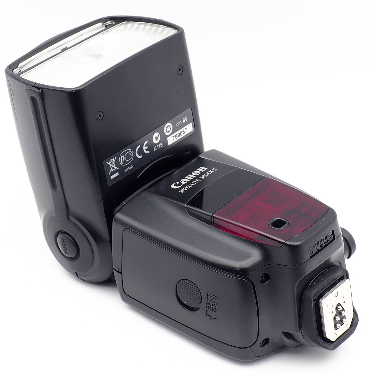 Canon SPEEDLITE 580EX II for EOS まだま使えて格安 キヤノン フラッグシップ スピードライト 600EX-RT より割安 作動テスト確認済