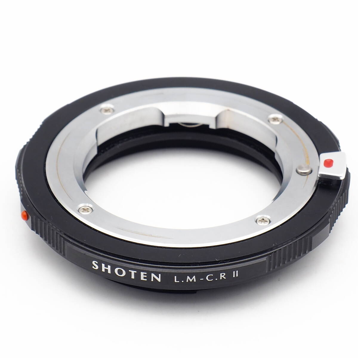 Leica M mount → Canon EOS RF Adapter SHOTEN L.M-C.R II Black デザイン性・利便性に優れた設計 第2世代として操作感を改良 EOS R5 R6 
