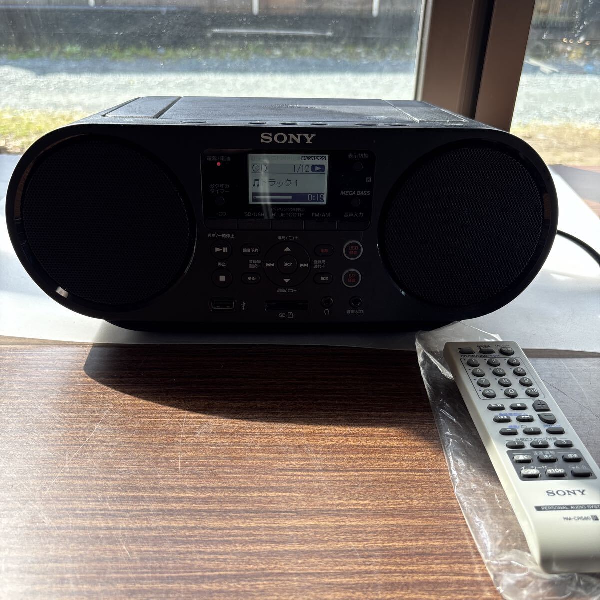 ☆簡易動作確認済 一部未チェック CDラジオ「ZS-RS81BT」 SONY ソニー USB Bluetooth