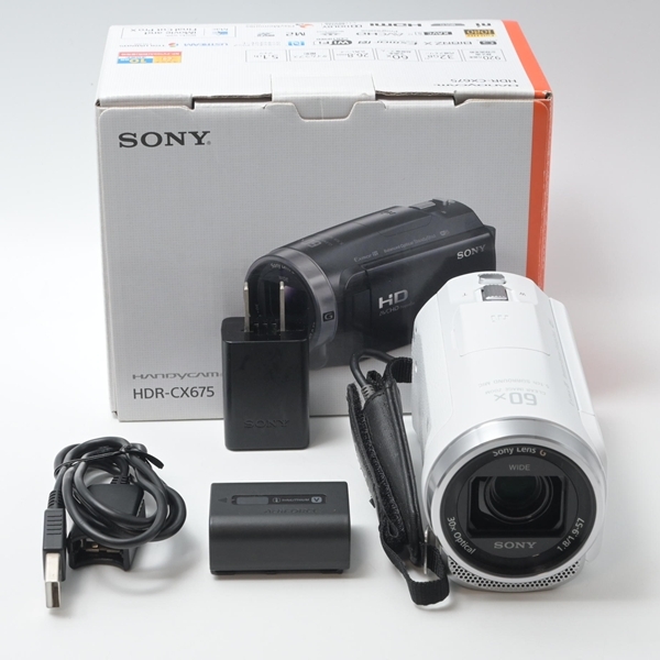 ソニー SONY Handycam HDR-CX675 W