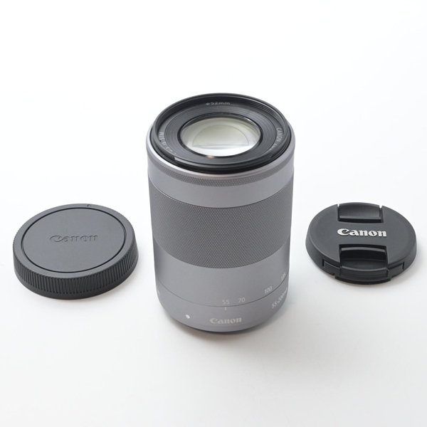 キヤノン Canon EF-M55-200mm F4.5-6.3 IS STM シルバー