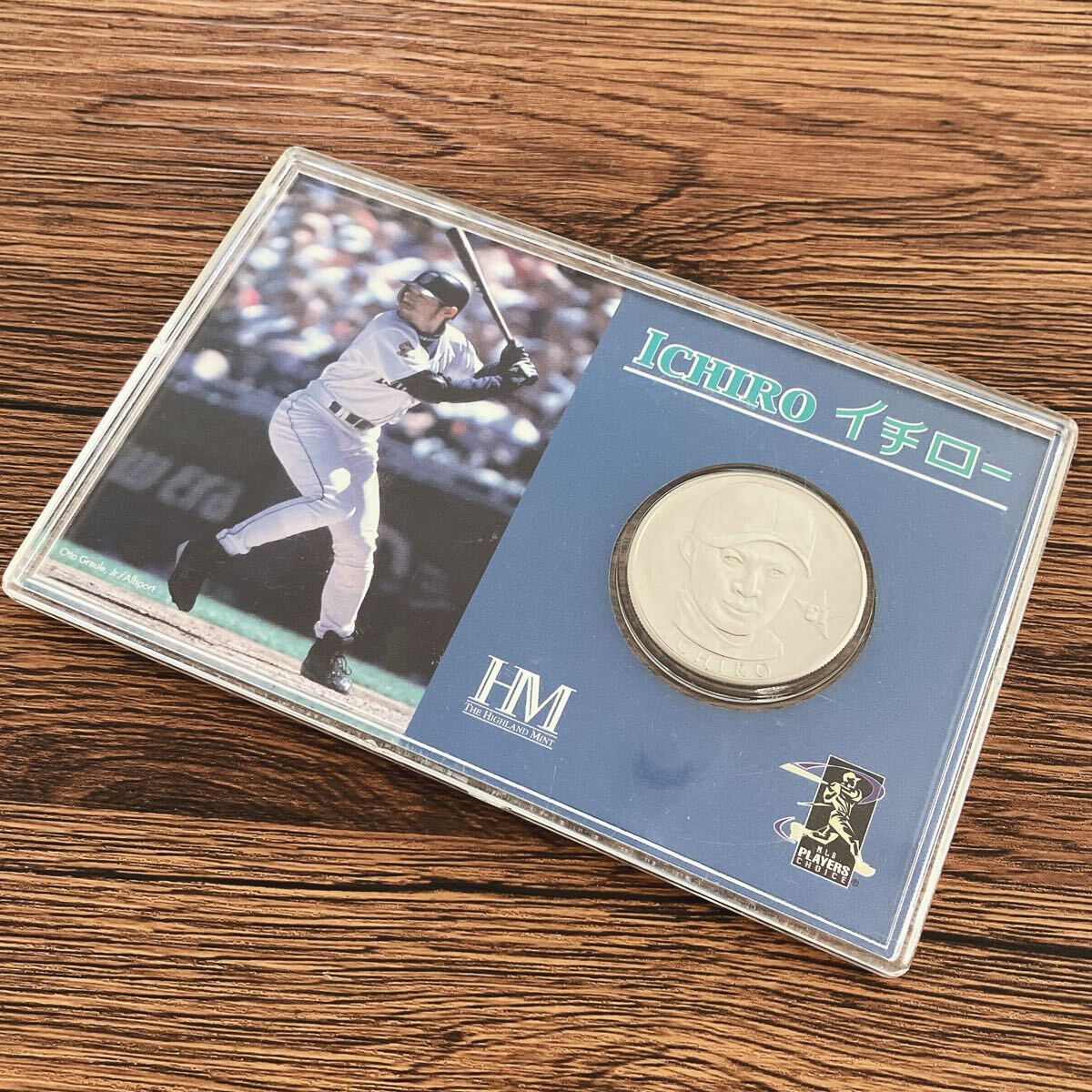 イチロー　MLB 記念メダル　THE HIGHLAND MINT Diamond Collection 当時物 シアトルマリナーズ　シルバー色　コイン