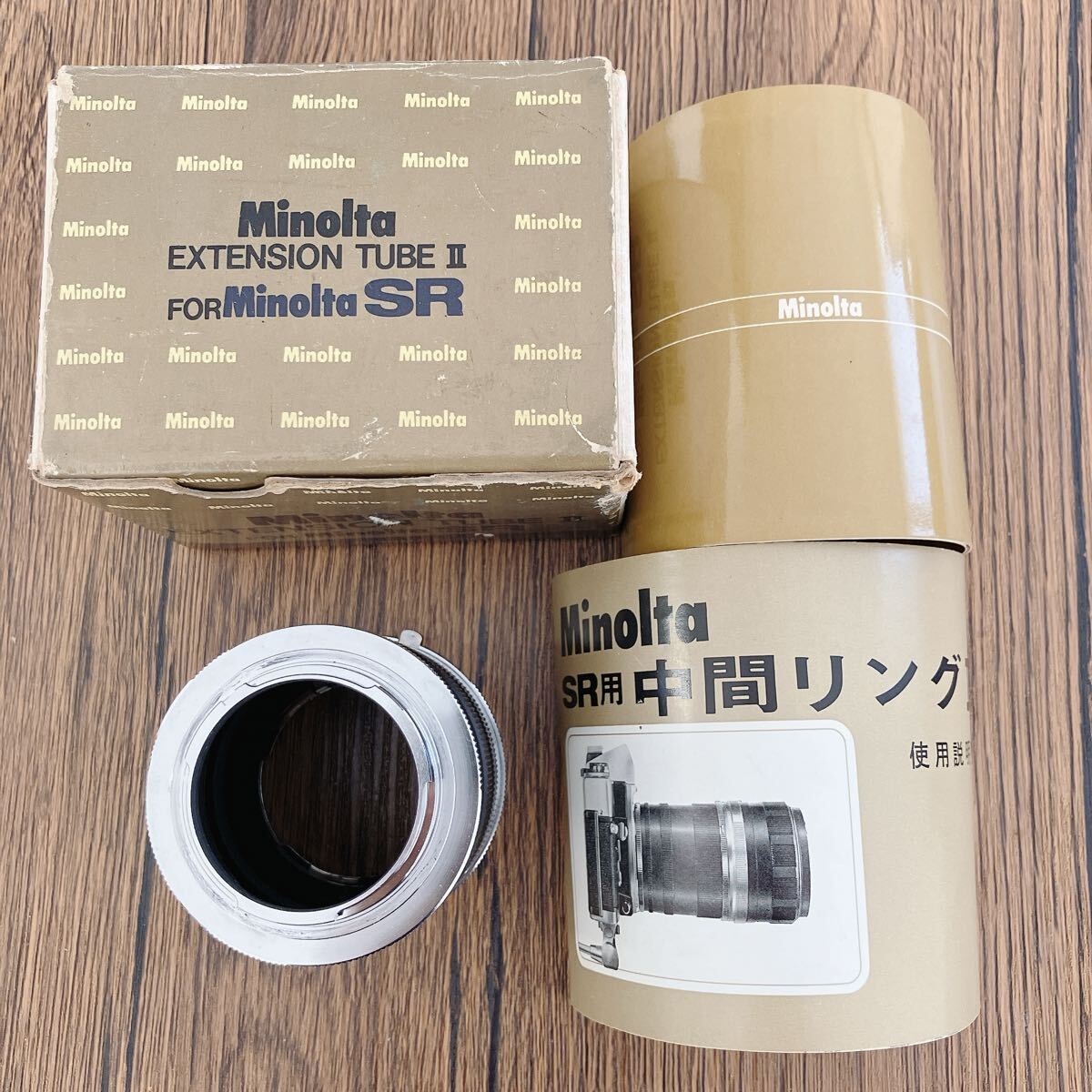 【まとめ同梱×】Minolta-SR EXTENSION TUBE II エクステンションチューブ.中間リング