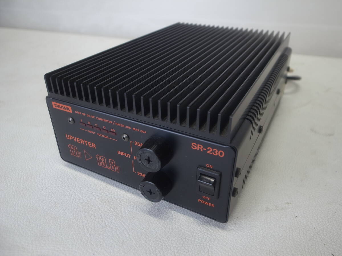 ★DAIWA/ダイワ★アップバーター★SR-230★12V-13.8V★コンバーター★現状品★