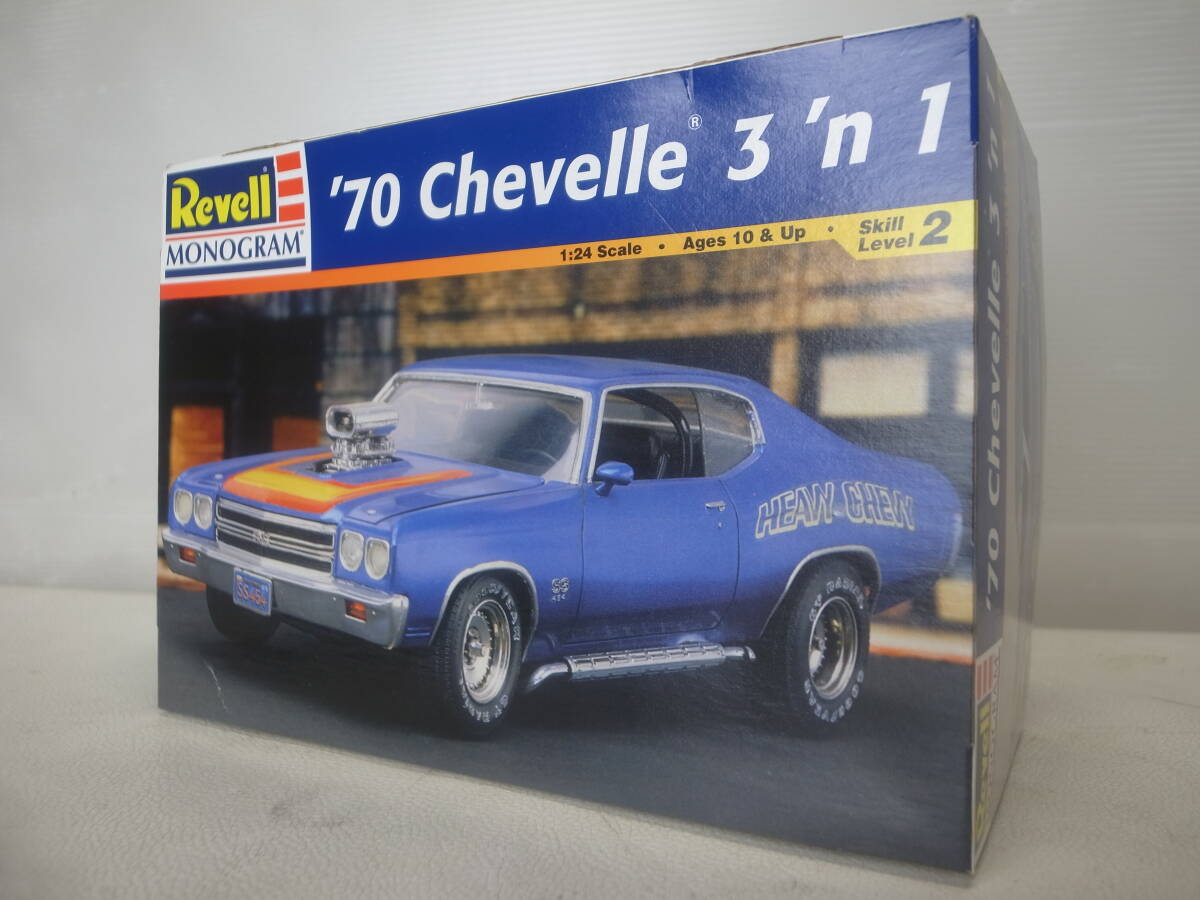 未使用！未組立★Revell★'70 Chevelle 3'n1/シボレー★1/24スケール★