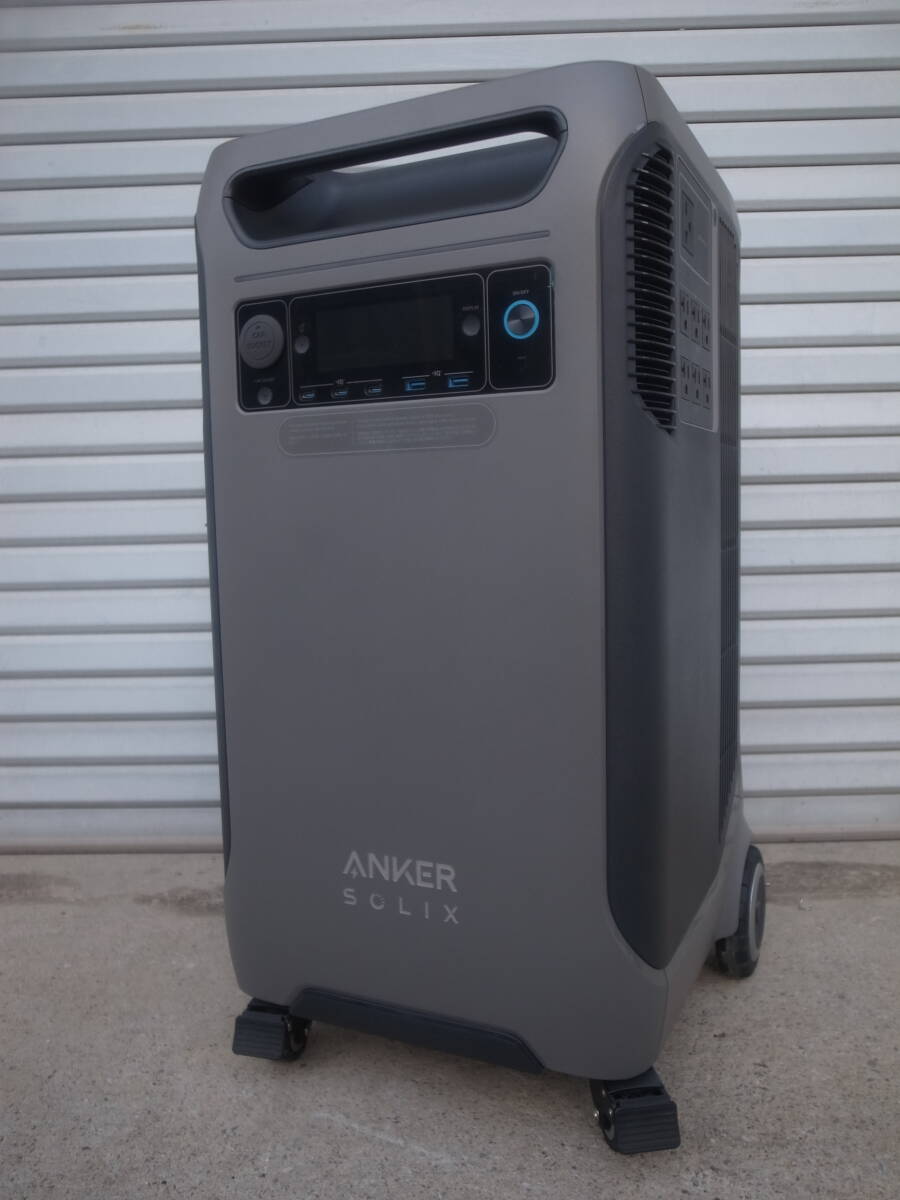 美品★ANKER SOLIX/アンカー★ポータブル電源 F3800 Portable Power Station★A1790★3840Wh★車中泊/キャンプ/BBQ/アウトドア/防災/非常用